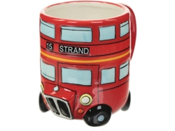 Taza De Cerámica Con Forma De Autobús Routemaster Rojo De Londres, Caja De Regalo, 460 Ml, 10 X 13,5 X 8,5 Cm.