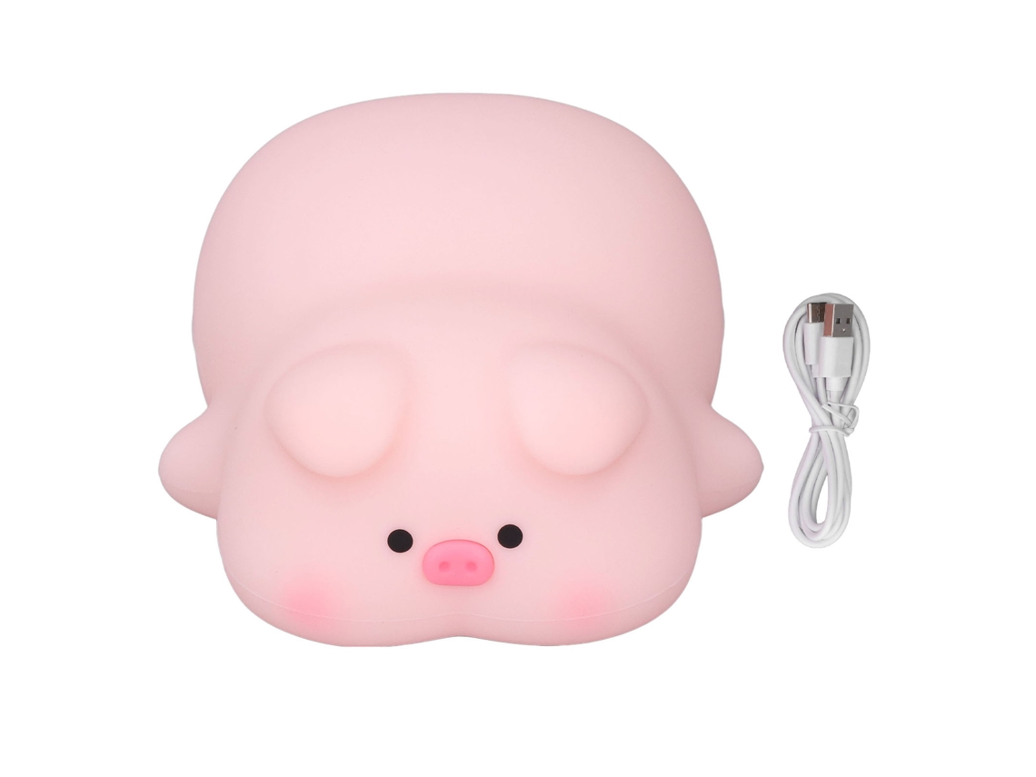 Luz De Noite Pat Rechargeável Cute Silicone 3 Níveis Brilho Lampada Infantil Tipo B