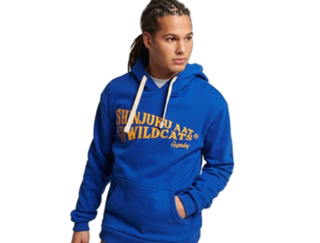 Sweatshirt para Hombre SUPERDRY (S - Algodón - Azul)