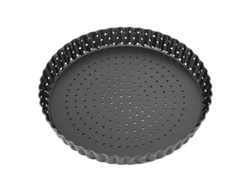 2026da-placa Para Pizza De Acero Carbono Con Huecos Para Horno, Molde Profundo (8 Pulgadas)