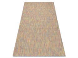 Moderno Fisy Alfombra Sisal 20789 Mezcla Arcoiris de Colores (80 x 150 cm)