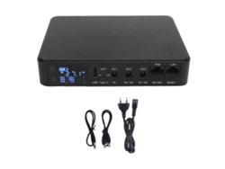 Mini Ups Con Batería De Respaldo De 10400 Mah, Poe, 15 V, 24 V, Usb, 5 V, 9 V, 12 V Para Router, Módem, Cámara De Seguridad Y Enchufe Europeo.