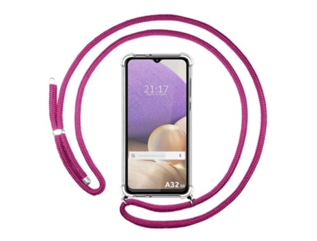 Carcasa Samsung Galaxy A32 5G TUMUNDOSMARTPHONE Colgante Rosa