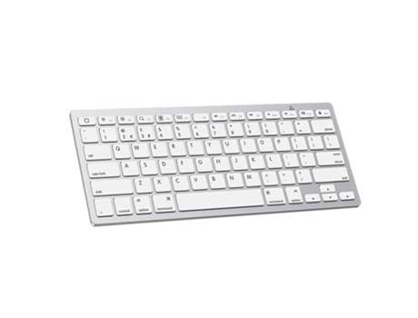 Teclado Bluetooth de 76 teclas Tecla de silencio Sin demora Batería de larga duración Compatible con todos los idiomas Modo dual PC Tableta Teléfon...