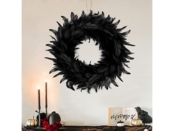 Halloween Girlanda para Porta Frente Varanda Janela Lareira Decoração Espooky Ao Ar Livre