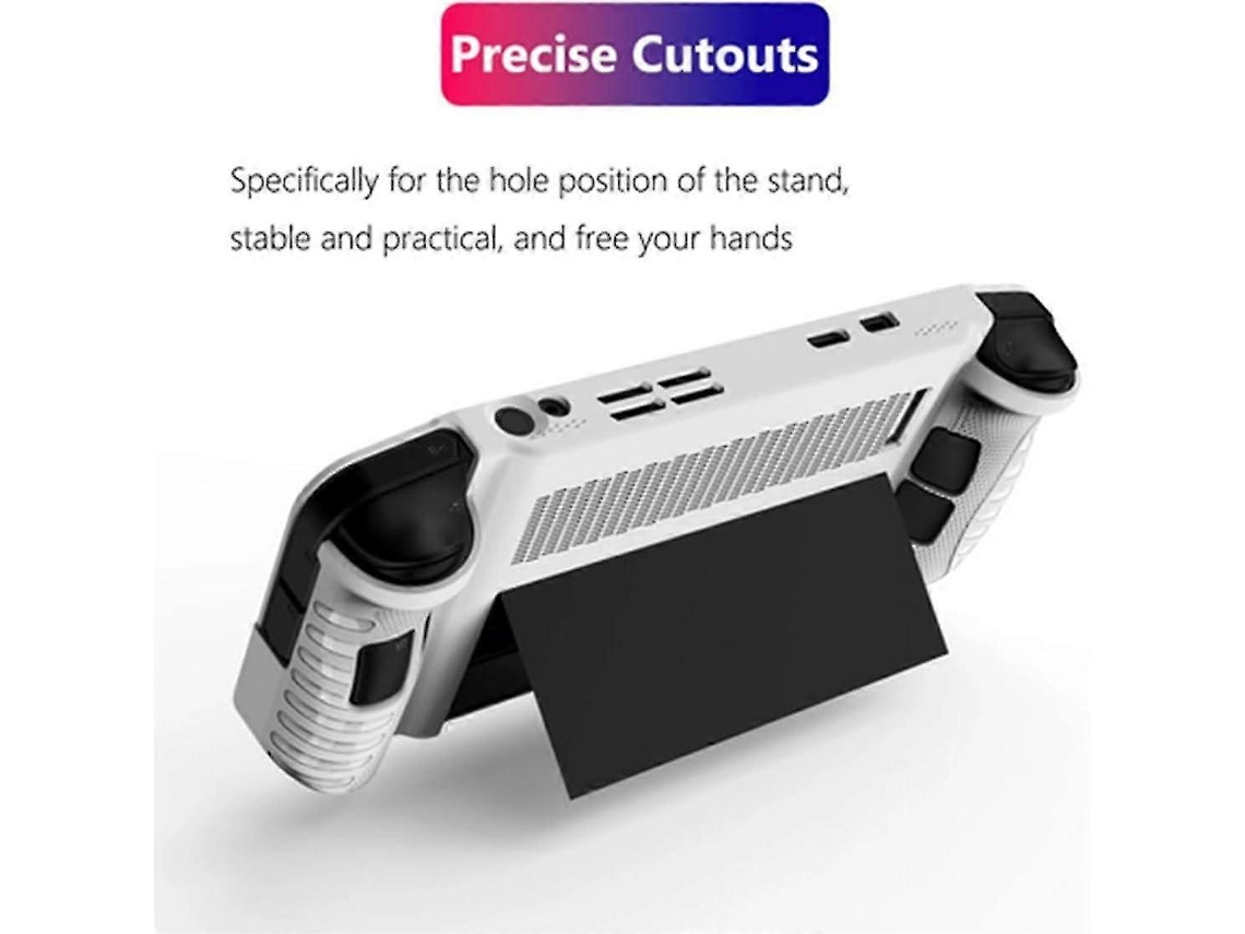 Funda protectora compatible con la consola de juegos Lenovo Legion Go, funda de TPU con soporte para consola de juegos portátil Lenovo Legion Go, Hengjian