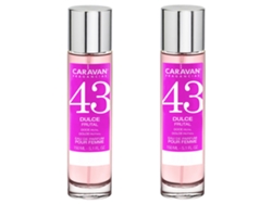 Set de 2 CARAVAN perfume de mujer nº43 150 ml