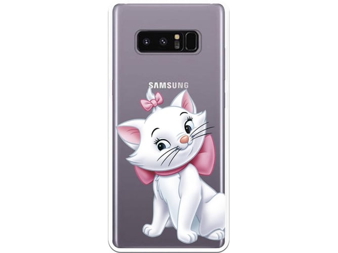 Carcasa Samsung Galaxy Note 8 DISNEY Aristogatos Marie Gris