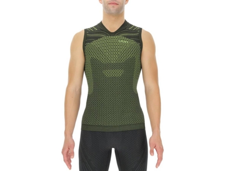 Camiseta de Hombre para Running UYN Coolboost Verde (XL)
