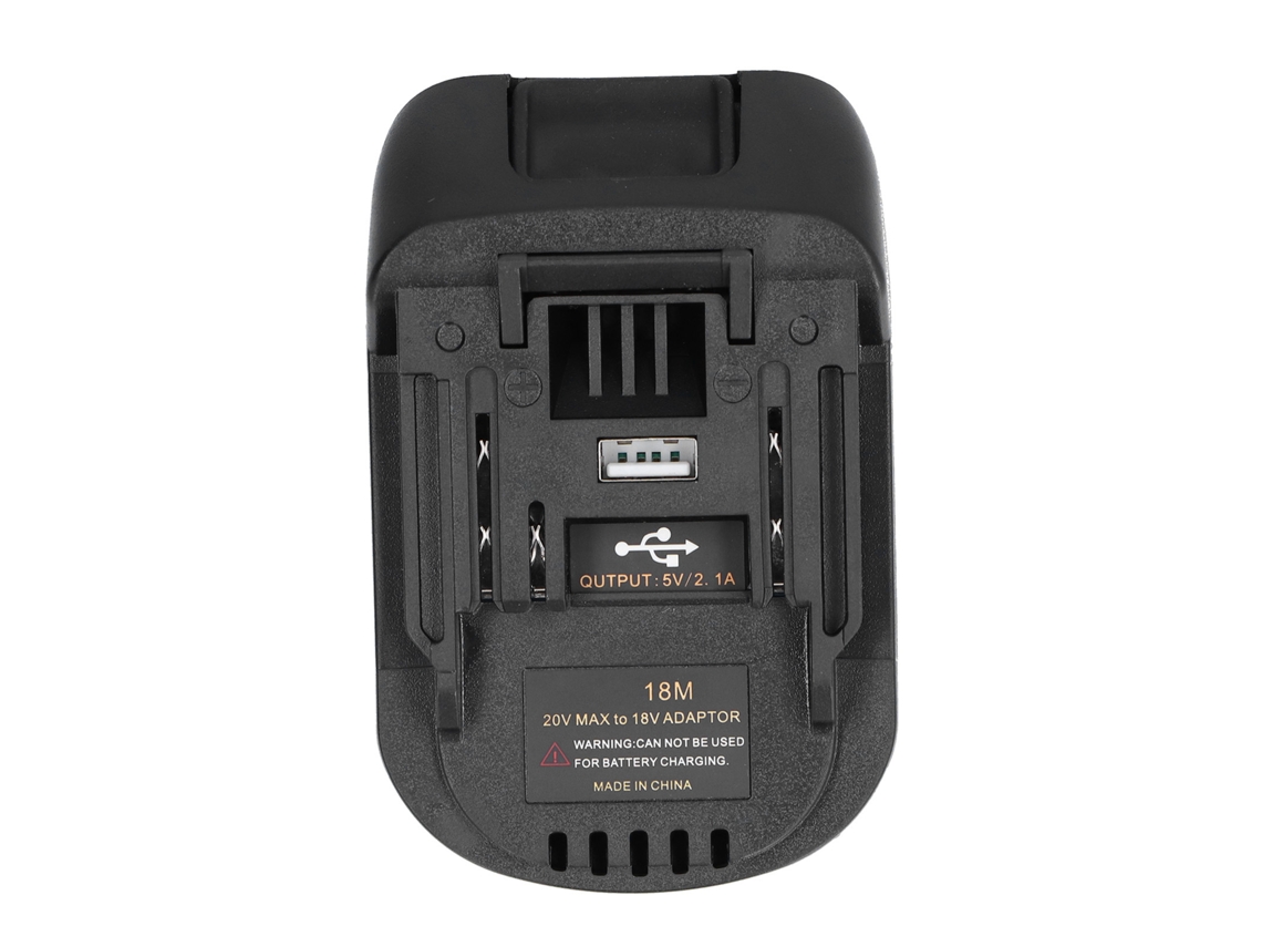 Kit Convertidor Adaptador De Batería Stanley De 18 V Bps18m Con Conector Usb