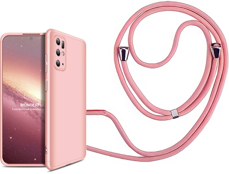 Funda Samsung S20 Plus Slim Armor 360º con Collar Rosa