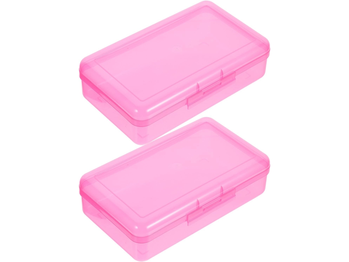 Besportble Estuche De Gran Capacidad Y Lápices 20.50 X 12.10 X 5.90 Cm Pulgadas -color: Rosa, Multifuncional