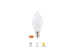 Bombilla LED tipo vela E14, 3 W, 250 lm, 4200 K, GSC