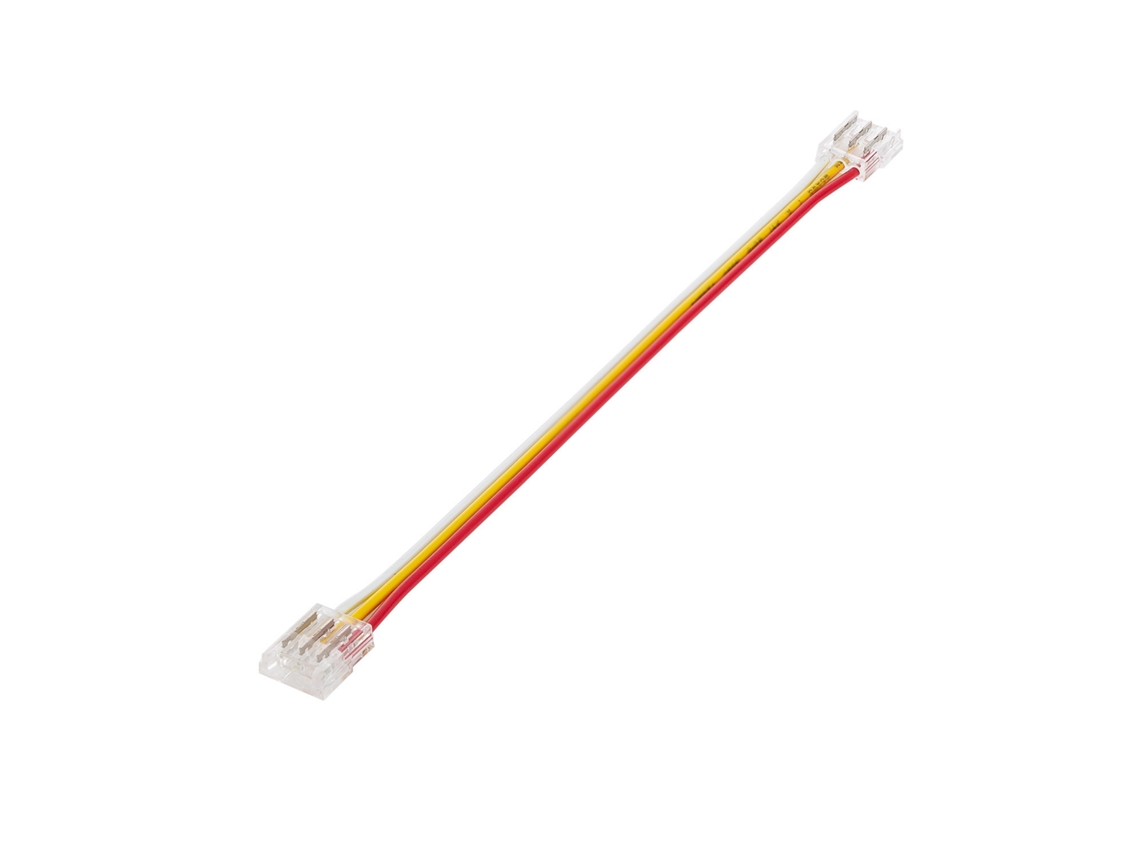 Conector Hipopótamo doble con cable para Tira LED CCT 24V DC COB IP20 Ancho 10mm LEDKIA