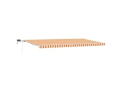 Maison Exclusive - Toldo Retráctil Amarillo Y Naranja 600 X 350 Cm Tela Y Acero