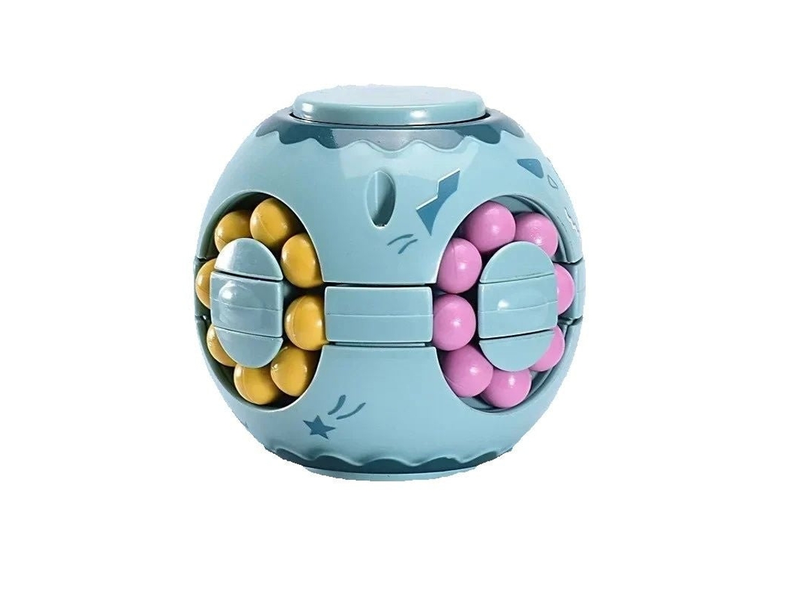 Puzzle Ball 633-117M , juguete infantil, giratorio, amarillo, rosa, azul, verde, Nuevo , ENVIO 24H