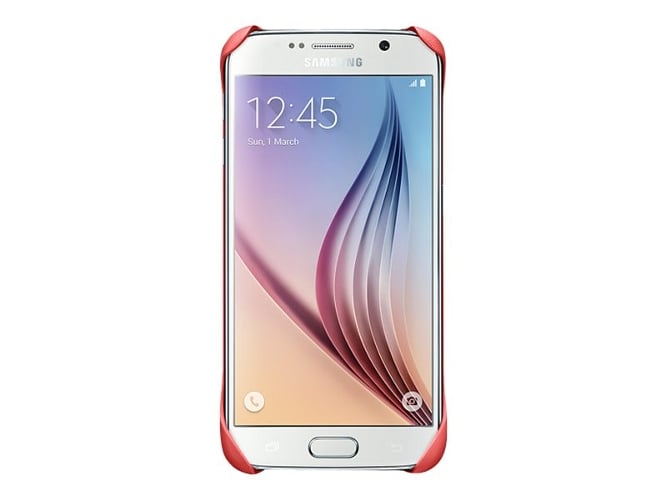Carcasa SAMSUNG Galaxy S6 Protective Rojo