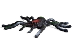 Araña Realista Hecha De Goma Suave: Muy Elástica, Se Puede Apretar Tamaño Grande, Flexible, Fácil De Manejar, Ideal Para Halloween, Ergonóm