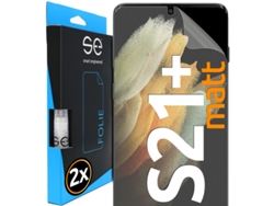 Protector de Pantalla para Samsung Galaxy S21+ SMART ENGINEERED Piel Sintética Transparente