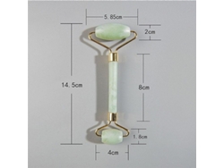 Rodillo Gua Sha De Jade Para Masaje Facial, De Cuello Y Corporal - Herramienta De Belleza Y Cuidado De La Piel