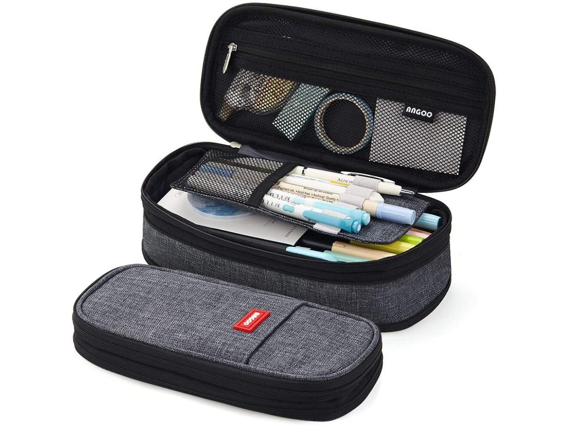 Estuche Easthill de gran capacidad para lápices, estuche para bolígrafos, bolsa de almacenamiento para estudiantes, mujeres, adultos, oficina, universidad y escuela.