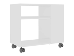Mesa Auxiliar 70x35x55 Cm Madera Procesada Blanca MAISON EXCLUSIVE