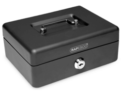 Caja de Dinero RAPESCO Ancho: 250 Mm Negra