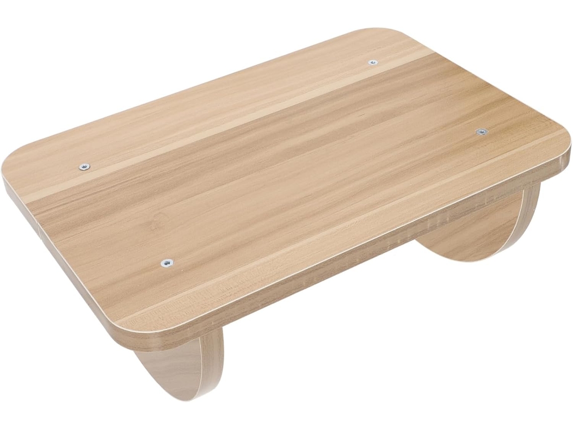 Reposapiés Mediano De Madera De 34x24 Cm Para Masaje En La Oficina Y Alivio De Presión. Uso Profesional.