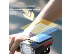 Negrobikight Faro Led Recargable Solar Bicicleta Antideslumbrante Tipo C Impermeable Mtb Nocturno