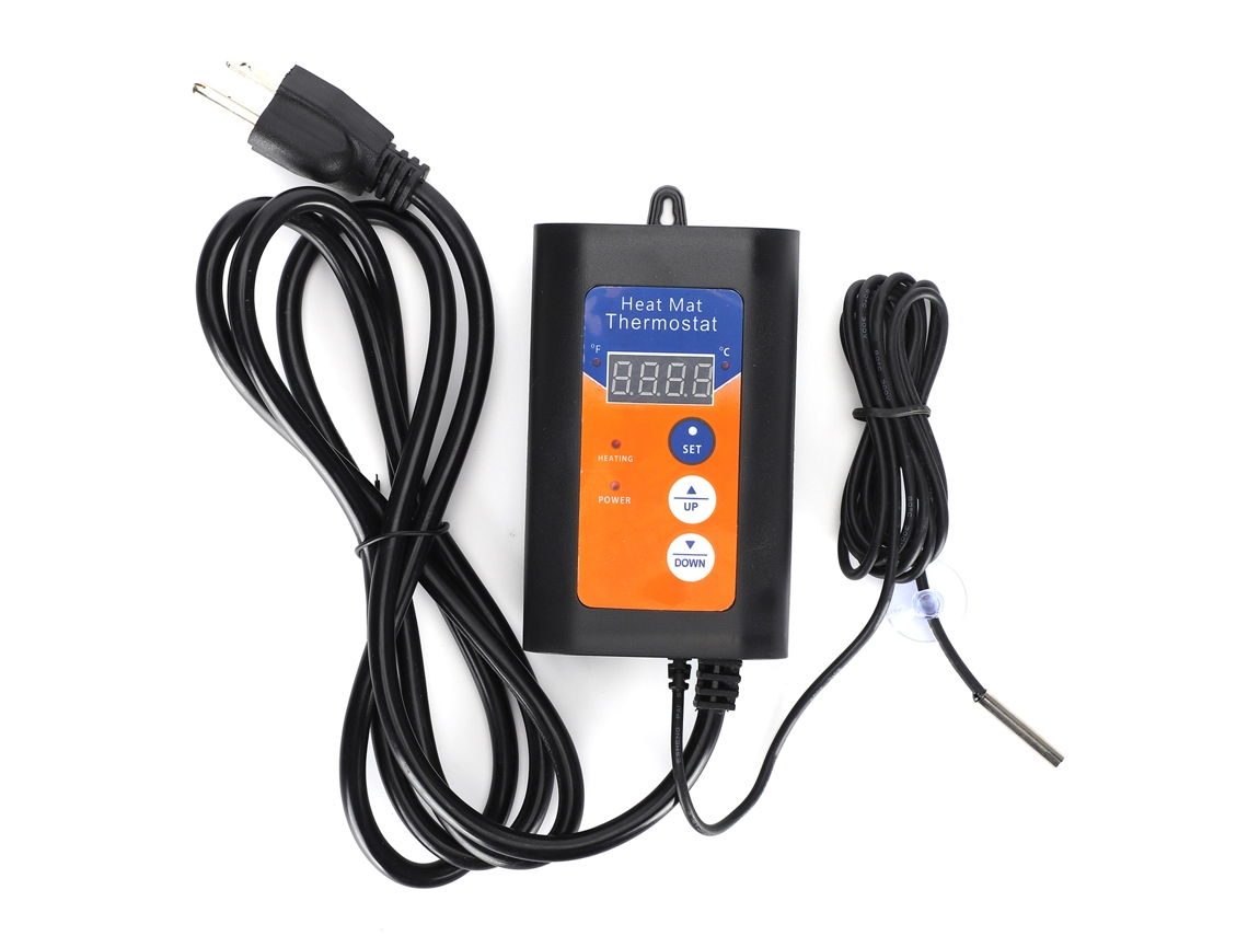 Controlador De Temperatura Digital Lcd De 1000 W Y 8,3 A Con Termostato Y Termorregulador, Con Precisión De ±0,1 °f/℃ Para Germinación Y Fermentación.