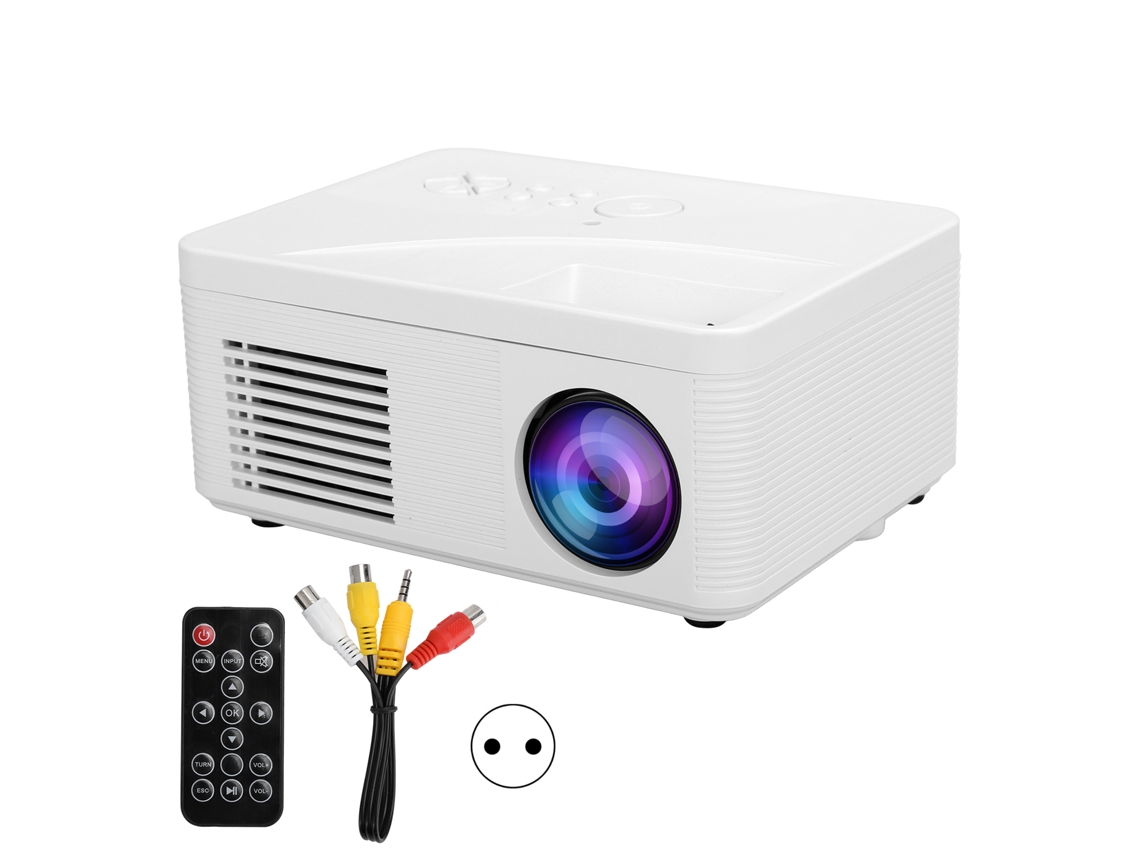 Proyector Portátil Mini Micro Doméstico 100-240v Voltaje Amplio Proyección Hd 1080p