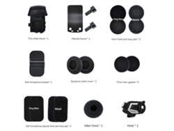 Intercomunicador Bluetooth Para Casco De Motocicleta Con Cámara 2k