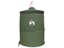 Tienda de baño plegable Vidaxl con cuerda para colgar - Verde