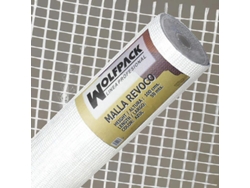 Malla Revoco Blanca Rollo 50 mt. x 1metro / 4 x 4.5 mm WOLFPACK LINEA PROFESIONAL