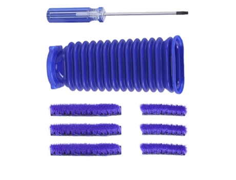 Manguera de repuesto de 8 piezas, tiras suaves de felpa para aspiradora Dyson V7V8V10V11, accesorios de repuesto para limpieza del hogar