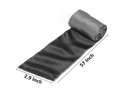 Antifaz De Satén Para Dormir, Ajustable, 150 Cm, Suave Y Liso Para Adultos Y Niños.