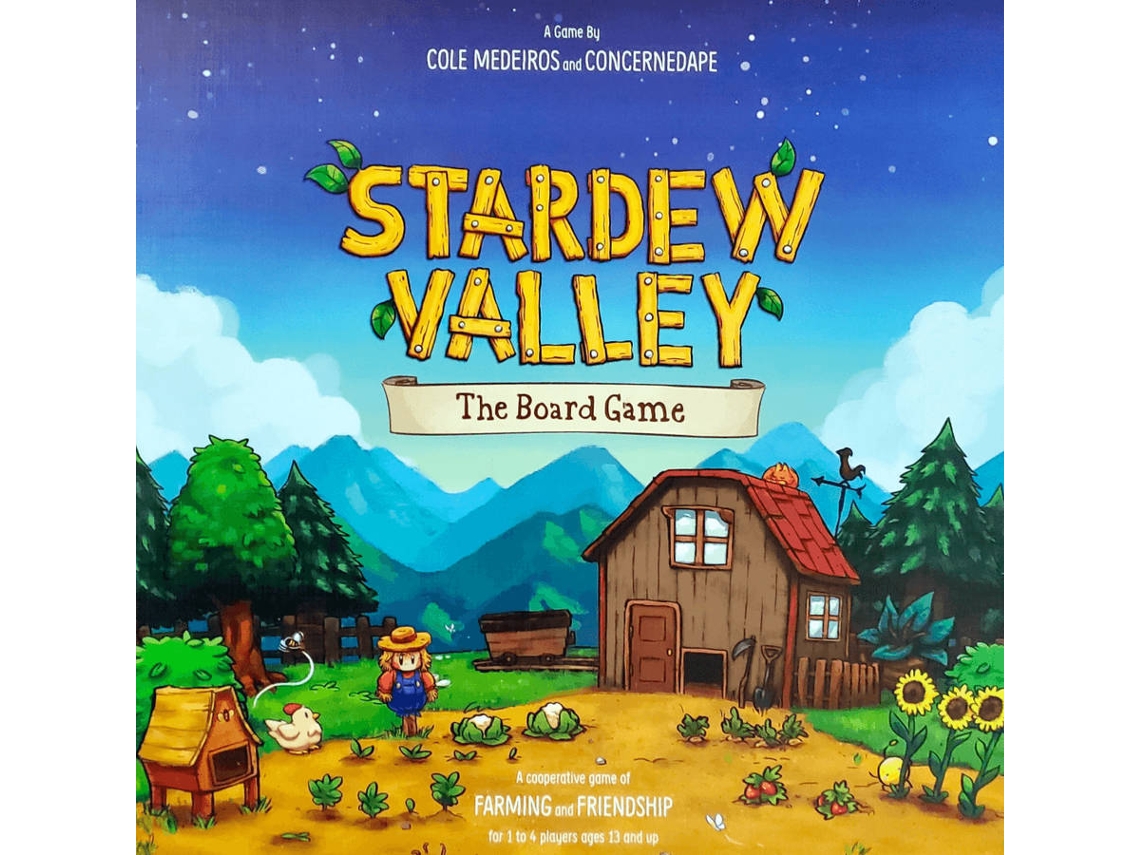 Juego de Mesa CONCERNED APE Stardew Valley: The Board Game (Edad Mínima: 14 Años -Nivel de Dificultad: Intermedio)