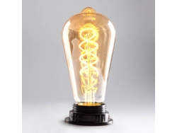 Bombilla LED E27 4W 380Lm 2000ºK Filamento 40.000H [WR-ST64-4W-R] GREENICE