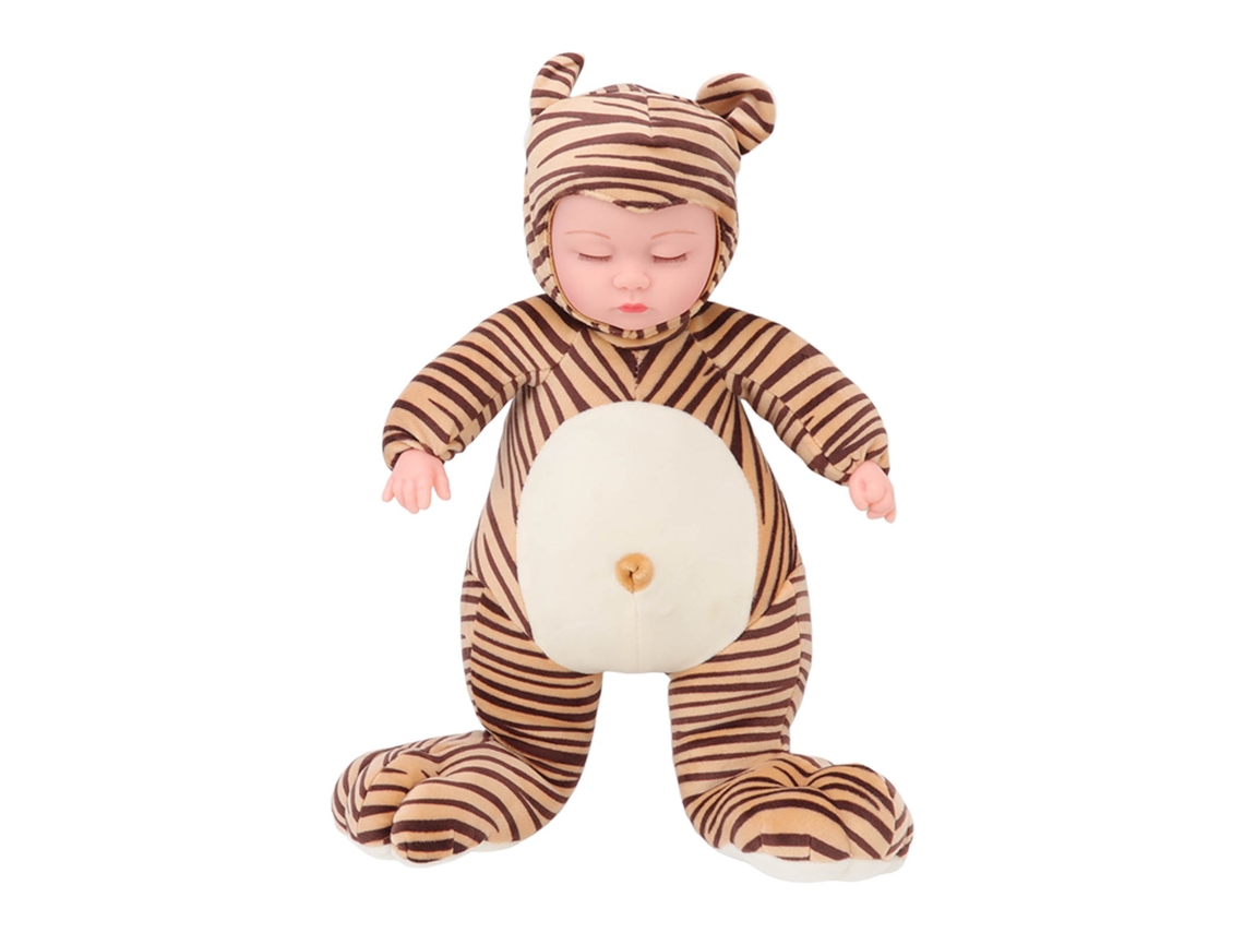 Muñeco Tigre de Vinilo con Luces y Música, 40 cm, para Niños de 4 a 6 Años