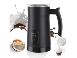 Batidora eléctrica 4 en 1 de acero inoxidable, 350 ml, silenciosa, para leche.