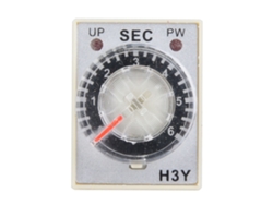 Relé de tempo Veloriskku H3Y 4 com relógio deslizante 220V 6s