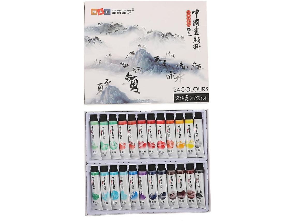 1 juego de pigmento de pintura china ALLINLESS