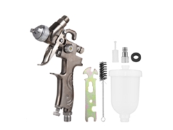 Pistola Pulverizadora Neumática Lvmp De Alimentación Por Gravedad Con Boquilla De Copa De 0,8 Mm Y Depósito De 250 Ml Para Pintar Coches, Muebles Y Paredes.