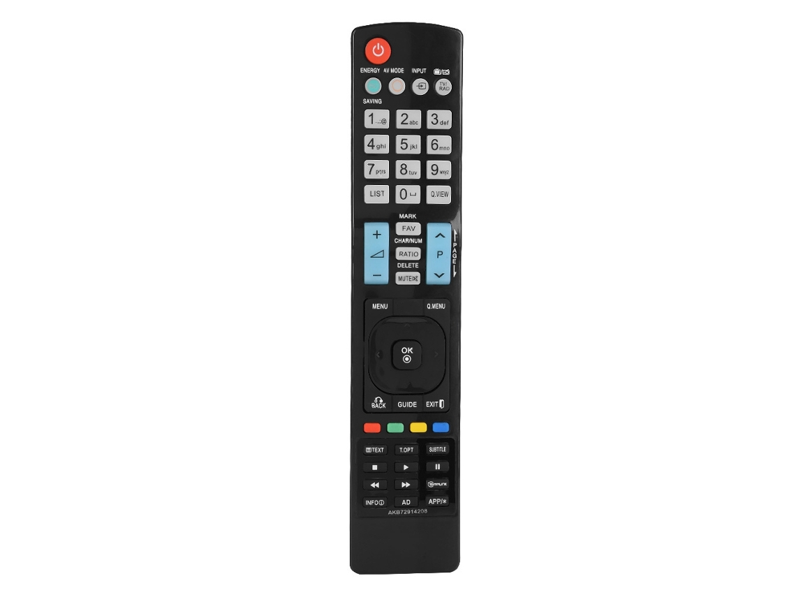 Controle Remoto Para Tv Lg Akb72914208/akb-7291420 Resposta Rápida Distância 8m