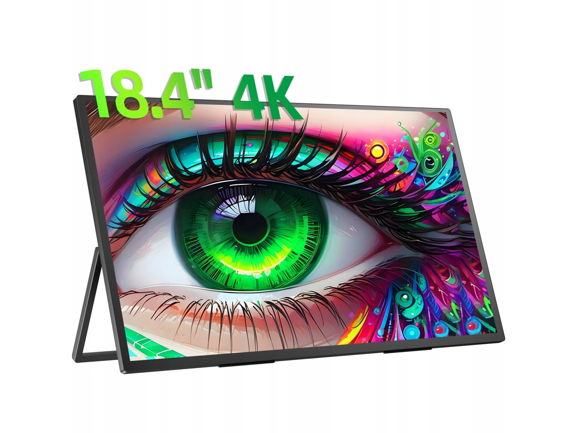 Monitor portátil para juegos Uperfect de 18,4" 4K 60Hz 100sRGB 1.07B