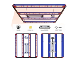 Lámpara de espectro completo para plantas, de bajo consumo, 240 W, LM301H EVO, OEM UE