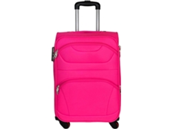 COSHANO Maleta de Tela de Mano Cabina 4 Ruedas 360º Giratorias Aceptada Por Todas Las Aerolineas Rosa