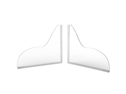 Paquete de 2 barreras antisalpicaduras para bañera, barrera de silicona autoadhesiva e impermeable para mantener el agua dentro de la ducha Truyuety