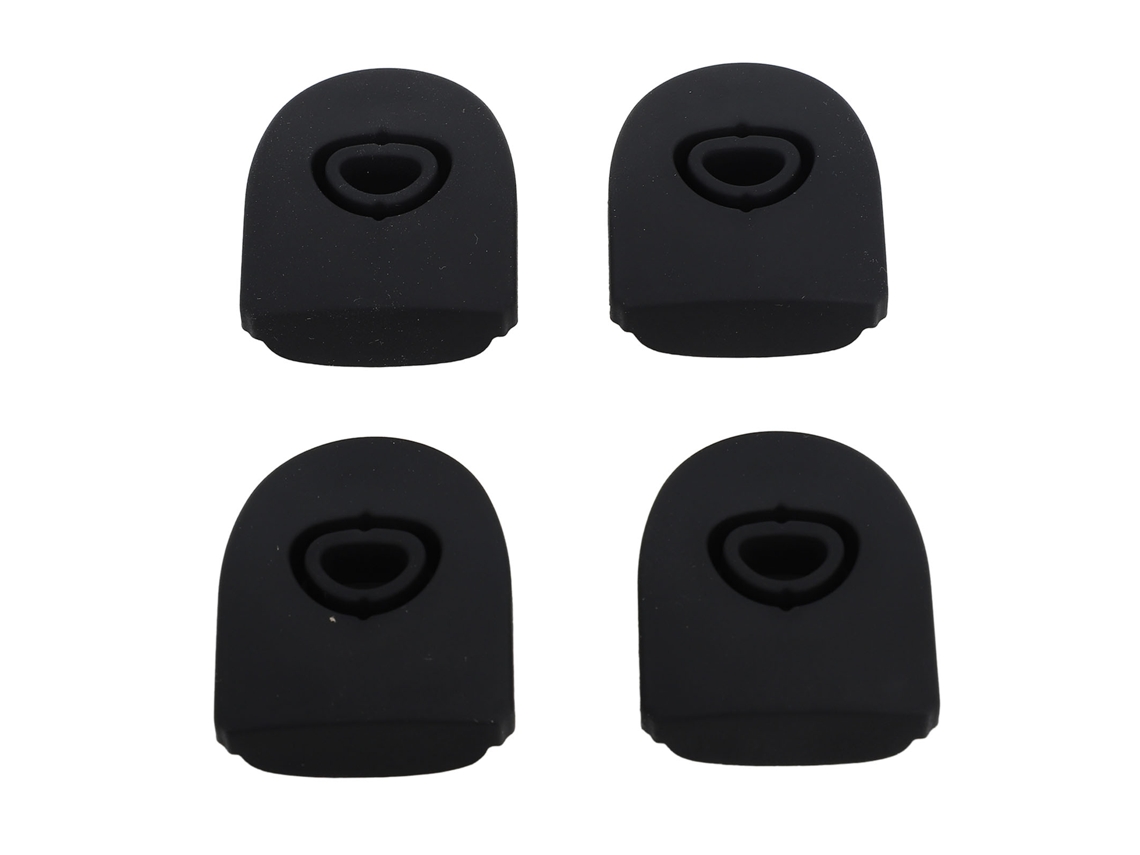 4 Tapones De Silicona Antiderrame De Repuesto Para La Tapa De La Botella Owala Freesip (color Negro).