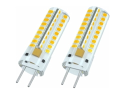 Innovadora bombilla LED G6.35 para tus necesidades de iluminación. Ahorro de energía, no regulable, 12 V, 7 W, blanco cálido, 3000 K, disipación rápida.